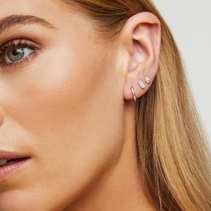Kendra Scott Rose Gold Diamond Jett Clickers